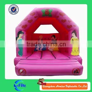 Pink Inflatable Princess Bouncy Castle thumbnail-1