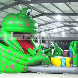 High Quality Inflatable Trampoline Park, The Frog Bouncer Water Park thumbnail-1