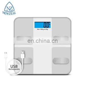 Best Selling 180kg/396lb Smart Phone APP Connect WIFI Fat Measuring Digital Weight Scale thumbnail-4