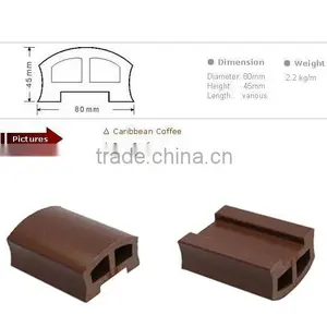 2015 New Decorative Design Wood Plastic Composite Railing SD-R4 thumbnail-1