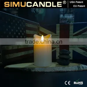 Flickering Flameless LED Candle With Timer and Remote, USA Patent Approved Below Birthday thumbnail-6