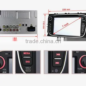 Car Stereo for Ford Focus Mondeo Transit Connect DVD GPS Navigation Multimedia Car GPS NAVI Bluetooth SWC WIFI 3G RDS 1080P AUX thumbnail-3