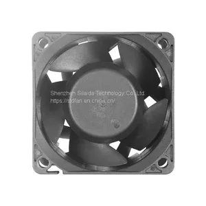 6cm Powerful Axial Cooling Fan 6038 12V Server Fan 60mm Dual Ball High Volume PWM Fan thumbnail-1