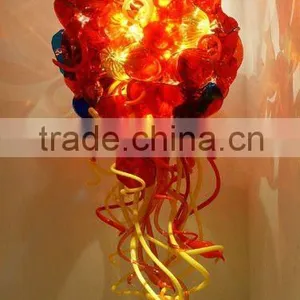 Large Red Chandelier for Hotel Lobby thumbnail-1