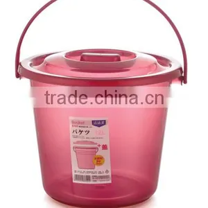 Round Plastic Large Bucket With Lid and Handle thumbnail-6