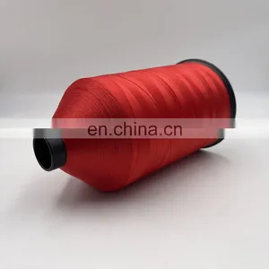 100% Red Colour 250D/3 Nylon 6 Nylon 66 Bonded Nylon Sewing Thread thumbnail-4