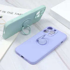 For Iphone13 Pro Max Liquid Ring Mobile Phone Case Straight Edge For Apple 11pro All Inclusive Silicone 7 8p Protective Cover thumbnail-5