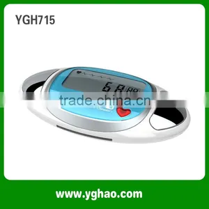 Mini Heart Rate 3D Sport Pedometer 3d Multifunctional Sports Pocket Pedometer Smart 3D Pedometer Activity Tracker thumbnail-1