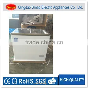 Portable Compressor Cooling Chest Freezer Glass Sliding Door Freezer thumbnail-4