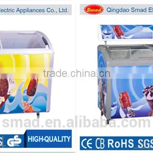 100liters Horizontal Chest Freezer With Glass Top thumbnail-1