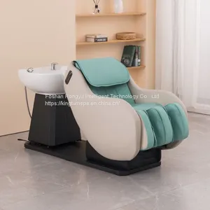 2023 New Fully Automatic Salon Furniture Shampoo Bed Equipment Electric Massage Shampoo Chair A11 thumbnail-1