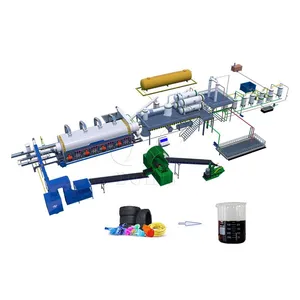 Fully Automatic Waste Tire Plastic Pyrolysis Plant Continuous Tyre To Fuel Oil Recycling Plant thumbnail-5