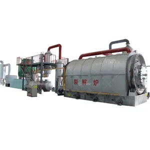 Used Tire Recycling Pyrolysis Plant to Fuel Oil Tyre Pyrolysis Furnace thumbnail-5