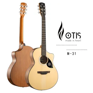 Otis Folk Acoustic Guitar 41inch Plywood OEM Factory Guitar Manufacturer for Beginner M-31 M-13 M-19 thumbnail-1