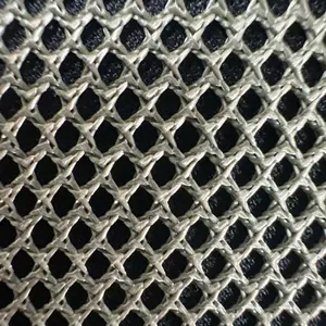 High Strength Olive Green Diomand Polyester Mesh Fabric With Resin For Tactical Backpack Lining thumbnail-1