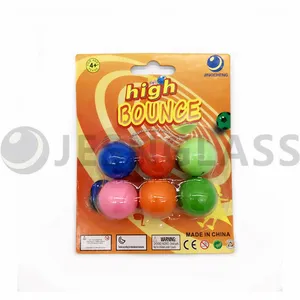Hot Sale 32MM High Bouncy Ball Children's Toy Rubber Balls Blister Card Package thumbnail-1