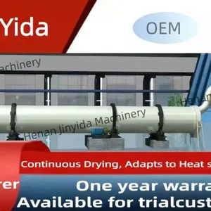 Large Drum Dryer Can Dry Materials in Energy, Chemical, and Construction Industries. It Can be Customized for Corrosion Prevention thumbnail-3
