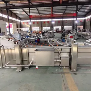 Mango Bubble Cleaning Machine, Spraying High-pressure Yam Cleaning Equipment, Passion Fruit Cleaning and Air-drying Production Line thumbnail-2
