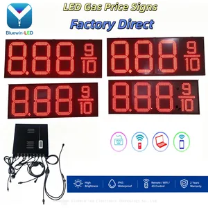 LED Gas Price Signs Remote Control Gas Station Light Manufacturers thumbnail-1