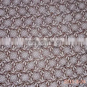 Wholesale Embroidery Fabric Polyester Full Lace Milk Silk Water Soluble Full Lace Fabric For Garment Accessory With Ladies Cloth thumbnail-6