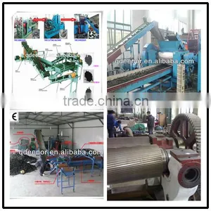 Waste Tyre Into Rubber Powder Quality Environmentally Friendly Waste Tyre Shredder for Sale thumbnail-2