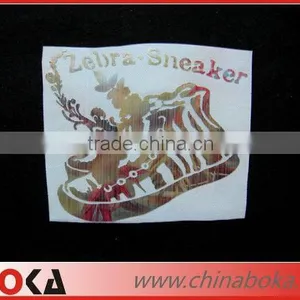 Latest Design Zebra Sneaker Heat Transfer Motif for T-shirts thumbnail-1