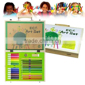 Eco Creative Natural Wooden Gift Box Rainbow Art Set thumbnail-1