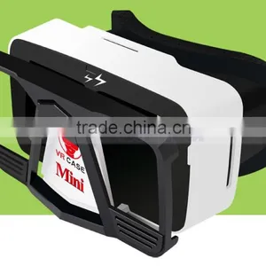 Cheap 3D VR Headset Virtual Reality Personalized VR Mini Cute Glasses Case For IPhone 6S Plus Galaxy S6 S7 Edge thumbnail-3