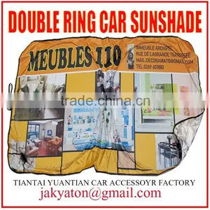 Tyvek Car Sunshade Fold Car Sunshade Ring Car Sunshade Car Sun Shade Car Sun Visor Car Accessories thumbnail-2