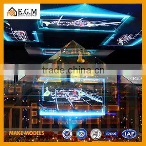 3d Architectural Visualization Design Holographic City Model thumbnail-4