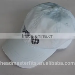 Custom Brushed Cotton Baseball Cap Golf Cap White Plain Baseball Cap thumbnail-2