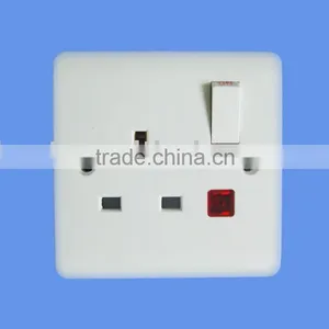 Bakelite,BS,1G+ 13A Wall Switch Socket thumbnail-6
