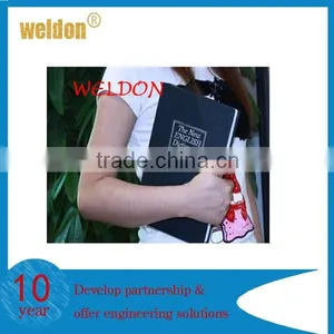 Portable Steel Book Safe Cash Box for Kids or Secret Hidden Safe thumbnail-1