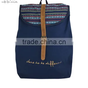 Daypack Simple Fashion Backpack Canvas thumbnail-1