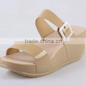 2015 Chun Xia Latest Fashion Shoes Transparent Jelly Shoes Ms Leisure Slippers Women Slippers thumbnail-6