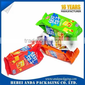 Heat Sealing Plastic Snack Food Packaging/ Biscuit Packaging Plastic Film Roll thumbnail-5
