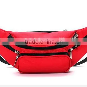 Fashion Fanny Pack Waterproof Nylon Sport Waist Bag With Adjustable Strap and Bottle Holder thumbnail-1