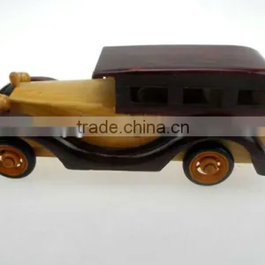 Delicate Antique Wooden Car thumbnail-1