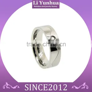 Stainless Steel Jewellery Diamond Ring With CZ Stone & PVD Plating thumbnail-5
