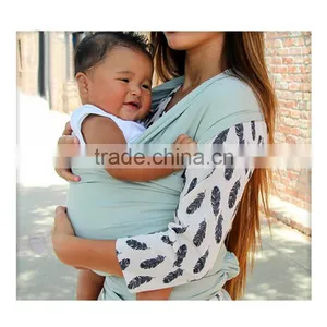 2016 New Style Baby Girls Colorful Baby Wrap Cotton Baby Carrier / Stretch Wrap Carrier Cotton Original Baby Wrap thumbnail-5
