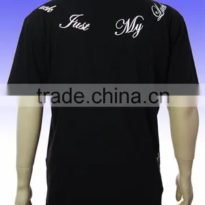2014 New Style Men's Custom Printed Black T-shirt thumbnail-3
