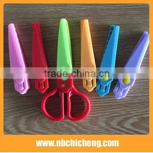 6pcs Colorful Plastic Kids Children School Paper Scissor thumbnail-3