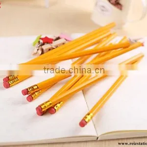 7" Black Lead Hexgonal HB Yellow Pencil thumbnail-5