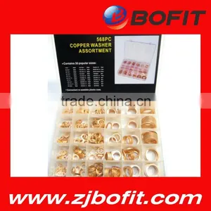 580PC Copper Gasket Assortment/copper Gasket Kit thumbnail-6