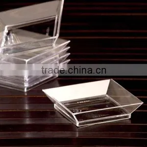 Disposable Square Plastic Snack Tray thumbnail-2