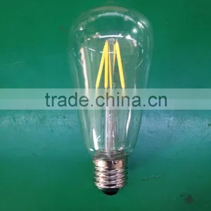 ST64 LED Filament Bulb Light Lampen 4Watt 6w 8w B22/E27/E26 230V 120V thumbnail-1