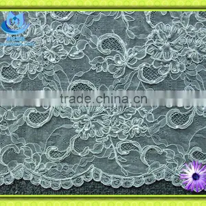 Embroiedered Raschel Lace Fabric CR009C4 thumbnail-1