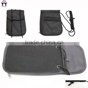 Neck Stash Pouch Travel Holder Passport Id Wallet Nylon Neck Wallet thumbnail-3