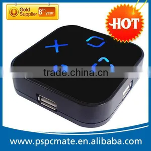 4 Port USB HUB With Light up Logo (Mirror Surface) thumbnail-1