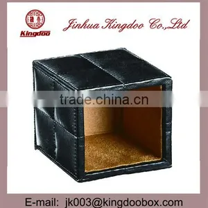 Jinhua Supplier Square Leather Stationary Holder Box thumbnail-3